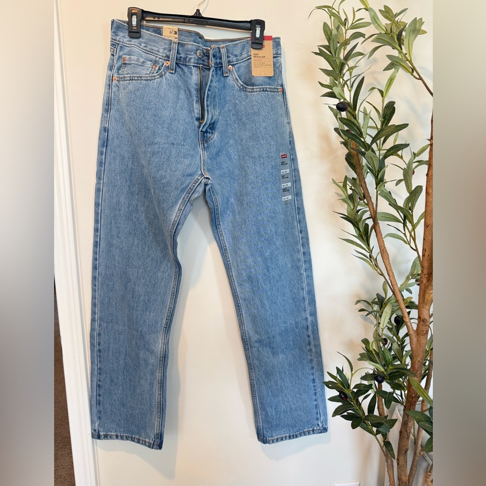 Levi’s 505 Classic Blue Denim Jeans 33x30